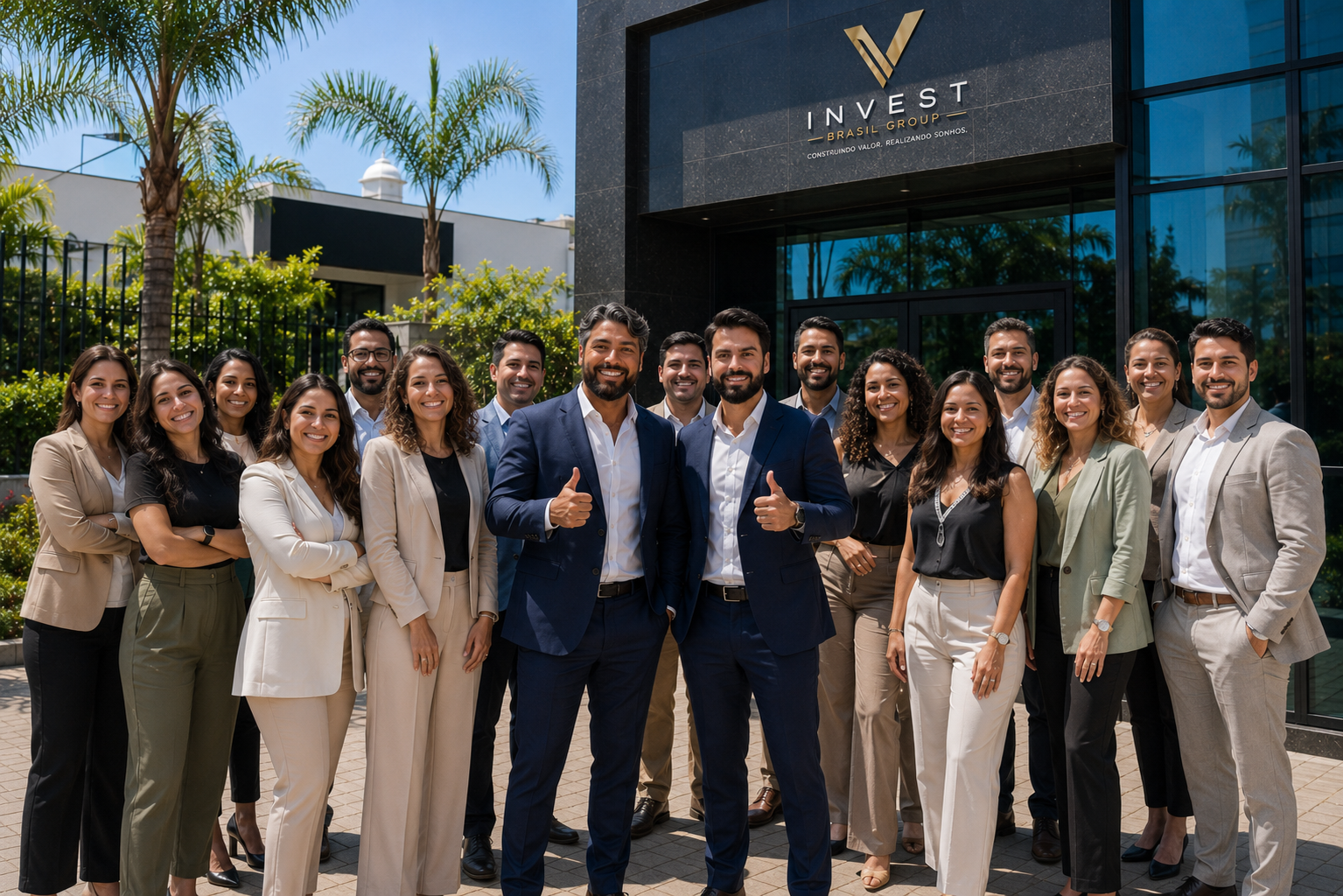 Equipe da Invest Brasil Group